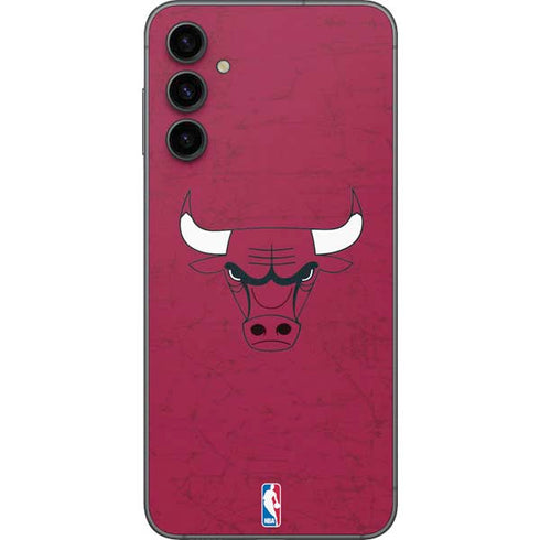 NBA Chicago Bulls Red Distressed Galaxy A14 5G Skin